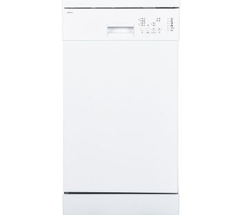 ESSENTIALS CDW45W18 Slimline Dishwasher - White, White