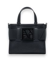 ax armani exchange para mujer xw000392af22626uc001 bolso monochrome technical negro osfa casual poliuretano