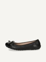 caprice ballerina black made of leather and textile size 41
