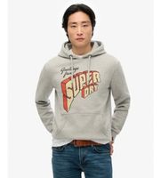 superdry para hombre m2014356a sudadera con capucha north cali gris xl casual algodon