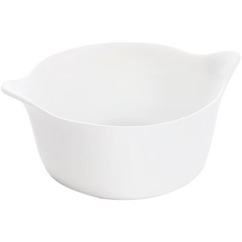Ramekin redondo vidrio opal blanco 11 cm