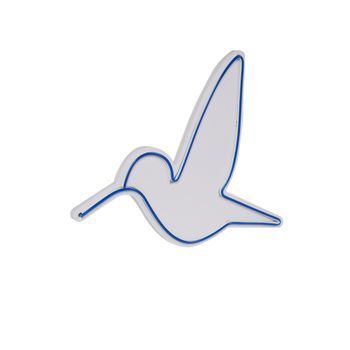 Iluminación Led Decorativa De Plástico Little Bird Azul