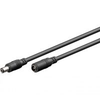 goobay cable alimentacion dc hembramacho 55x21mm 10m negro