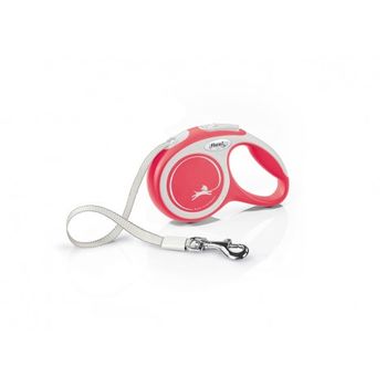 Flexi New Comfort Correa Extensible para Perros Talla S - 5 m - Rojo