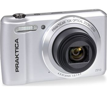 PRAKTICA Luxmedia Z212-S Compact Camera - Silver, Silver