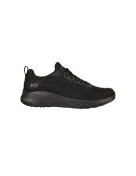 Zapatillas Skechers Bobs Squad Chaos - F Mujer Black Engineered Knit/ Trim