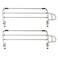 juego barandillas abatibles de seguridad para tubo 50x20 mm doblalit