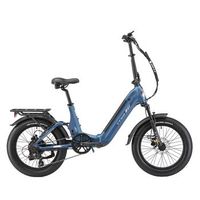 bicicleta electrica plegable ttgo f7 250w 48v 15ah fat bike de 20r azul