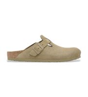birkenstock para hombre 1025788 zuecos de piel boston verde ajuste regular caqui 44 plano ninguno casual