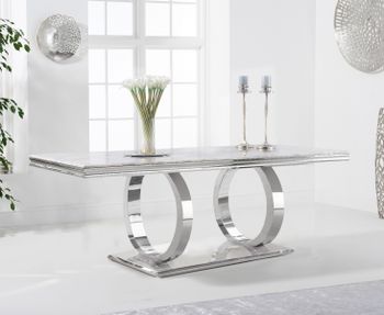 Harlow 180cm Marble Dining Table