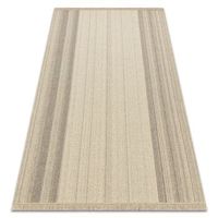 alfombra de lana villa 779672800 rayas sizal tejido plano beige 120x170 cm