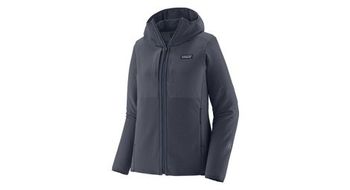 Sudadera con capucha patagonia r2 crossstrata azul  mujer
