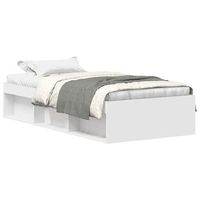 estructura de cama blanca 90x200 cm