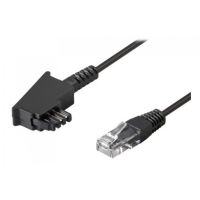 goobay cable tae-f a rj-45 machomacho 10m negro