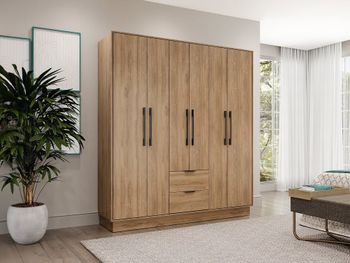 Armario madera color natural claro