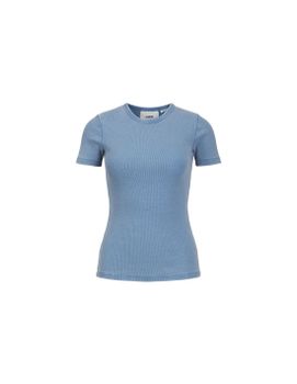 Camiseta Jack & Jones Jxfrankie Wash Ss Mujer Azul