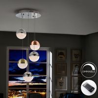 lampara colgante led sphere dimmable 24w