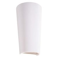 lampara de pared blanco ceramica alt 29 cm