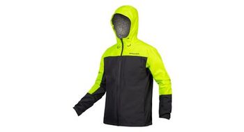 Endura hummvee 3 en 1 chaqueta impermeable amarillo fluo   negro l