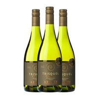 aresti vino blanco trisquel series valle 75 cl 13 vol pack de 3 unidades