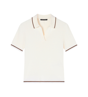 ax armani exchange para mujer xw001897af10352u1003 polo cropped blanco m casual viscosa manga corta