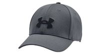 gorra ajustable under armour blitzing gris para hombre