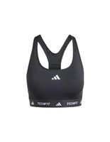 sujetador deportivo de fitness adidas techfit medium support mujer negro