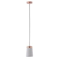 lampara colgante de estilo industrial gris
