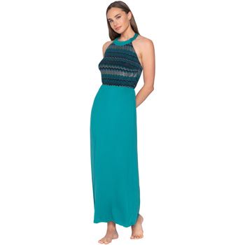 Luna Splendida Vestidos Vestido largo de verano con espalda descubierta Topaz para mujer