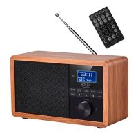 radio portatil adler ad 1184 digital am dab fm 15w bluetooth madera