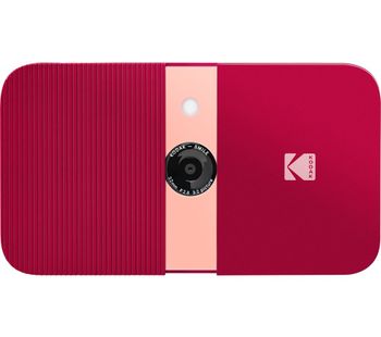 KODAK Smile Digital Instant Camera - Red, Red