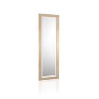espejo de pared de gran tamano 180x60 cm kira cambria - blanco 60 x 180 x 35 cm