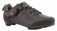 zapatillas triban 520 de cuero para bicicleta de carretera con cordones y hebilla spd touring black