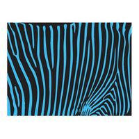 papel pintado 3d - zebra pattern azul turquesa 250x193 cm