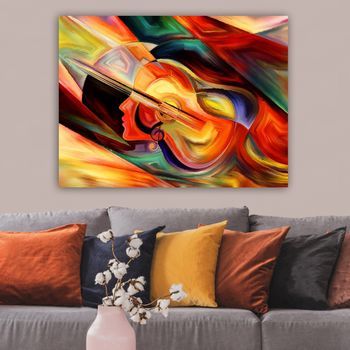 Pintura Decorativa Lienzo 225930193_70100 Multicolor 70x100 Cm