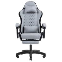 mars gaming mgc-x silla gaming ergonomica tejido transpirable cojin cervical y lumbar negro