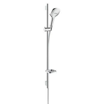 Set De Ducha Hansgrohe Raindance Select E 120 3jet Con Barra De Ducha 90 Cm Y Jabonera, 26621000