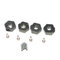 adaptador hexagonal de aluminio zd racing 12mm 7188 para lrp hsp hpi fs wltoys para coche de carreras todoterreno rc par