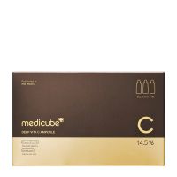 medicube cosmetica facial deep vita c brightening and firming ampoule estuche