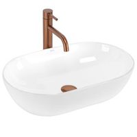 lavabo sobre encimera rea amelia 52 white