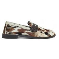 noholita bailarinas mocasin piel print cow para mujer