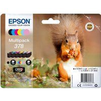 epson 378 squirrel 6-colour ink cartridges - multipack