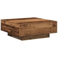 vidaxl mesa de cafe madera envejecida 80 x 80 x 31 cm