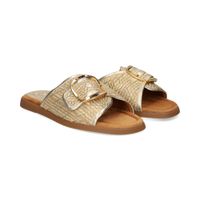 unisa sandalias planas mujer - plata talla 36