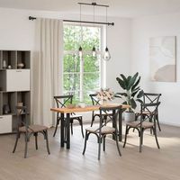 patas de mesa de centro acero negro 2 uds  patas para mesa 38x72-73 cm