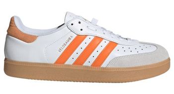 Zapatillas de ciclismo adidas velosamba leather blanco naranja unisex
