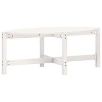 mesa de centro 63x118x45 cm madera - blanco