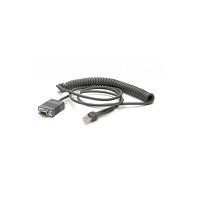 zebra cba-rf2-c09zar cable de serie negro 28 m rs232 db9
