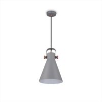 lampara colgante caleo gris