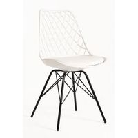 pack 4 sillas iron mima de polipropileno 844942 cm - blanco